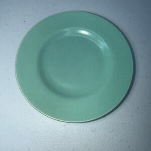 Vintage Poppy Trail by Metlox Bread Plate 6 1/4” Green Ceramic MCM